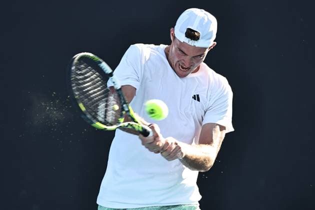 Tennis, Australian Open, Day 2, Marterer loses to Borges