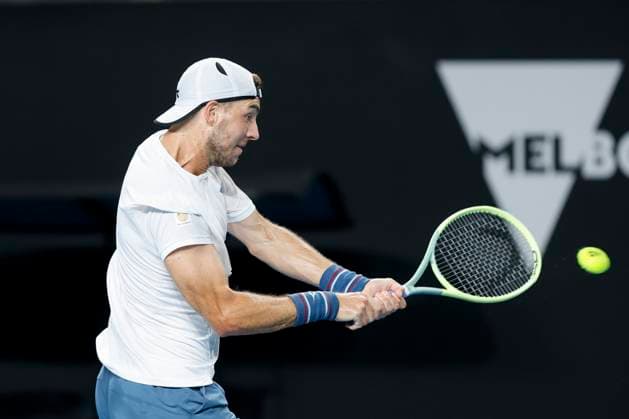 Jan Lennard Struff GER , Australian Open 2024, Melbourne Park, Melbourne, Victoria, Australia Copyright: xJuergenxHasenkopfx