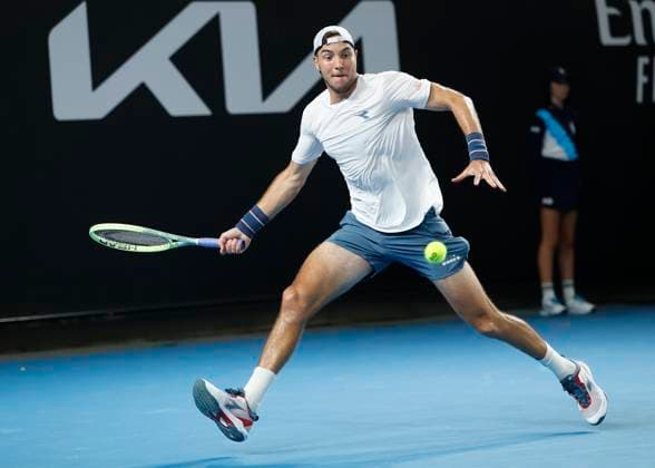 Jan Lennard Struff GER , Australian Open 2024, Melbourne Park, Melbourne, Victoria, Australia Copyright: xJuergenxHasenkopfx