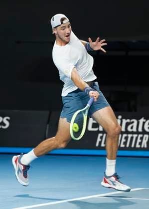 Jan Lennard Struff GER , Australian Open 2024, Melbourne Park, Melbourne, Victoria, Australia Copyright: xJuergenxHasenkopfx