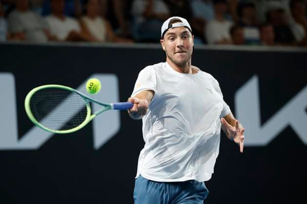 Jan Lennard Struff GER , Australian Open 2024, Melbourne Park, Melbourne, Victoria, Australia Copyright: xJuergenxHasenkopfx