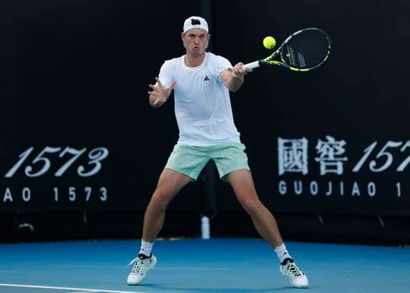 Maximilian Marterer GER , Australian Open 2024, Melbourne Park, Melbourne, Victoria, Australia Copyright: xJuergenxHasenkopfx