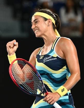 TENNIS AUSTRALIAN OPEN, Caroline Garcia of France reacts during her first round match against Naomi Osaka of Japan on Day 2 of the 2024 Australian Open at Melbourne Park in Melbourne, Monday, January 15, 2024. ( NO ARCHIVING, EDITORIAL USE ONLY, NO USE IN BOOKS WITHOUT CONSENT MELBOURNE VICTORIA AUSTRALIA  Copyright: xJOELxCARRETTx 20240115001889287722
