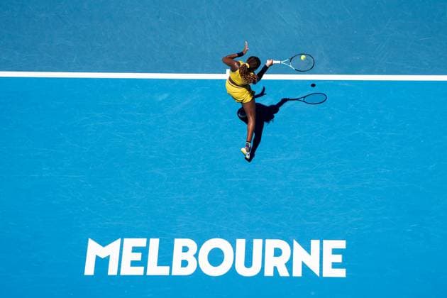 Sport Bilder des Tages Coco Gauff TENNIS : Open Australie 2024 - Melbourne - 15 01 2024 VirginieBouyer Panoramic 