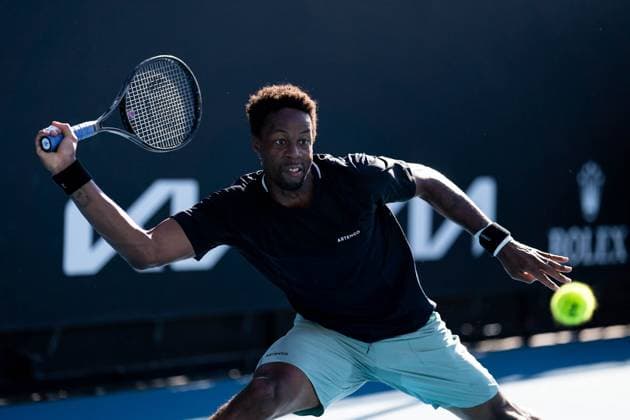 Gael Monfils TENNIS : Open Australie 2024 - Melbourne - 15 01 2024 VirginieBouyer Panoramic 