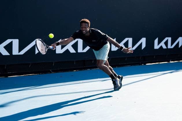 Gael Monfils TENNIS : Open Australie 2024 - Melbourne - 15 01 2024 VirginieBouyer Panoramic 