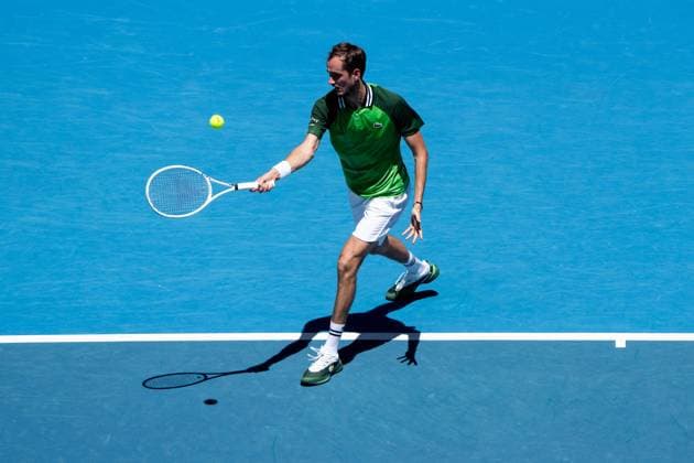 Daniil Medvedev TENNIS : Open Australie 2024 - Melbourne - 15 01 2024 VirginieBouyer Panoramic 