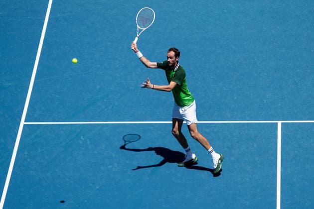 Daniil Medvedev TENNIS : Open Australie 2024 - Melbourne - 15 01 2024 VirginieBouyer Panoramic 