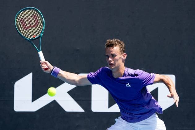 Luca Van Assche TENNIS : Open Australie 2024 - Melbourne - 15 01 2024 VirginieBouyer Panoramic 