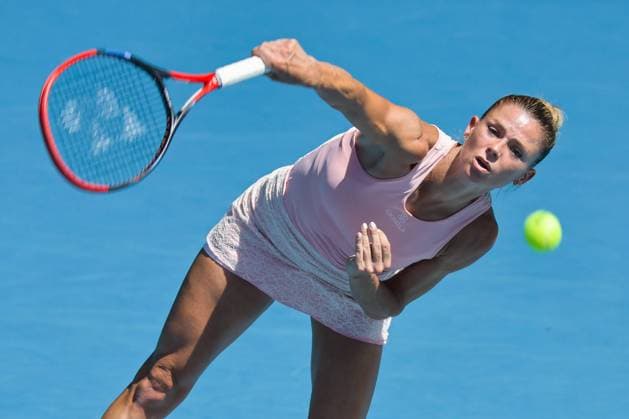 Tennis 2024: Australian Open Day 3 January 16, 2024: CAMILA GIORGI of Italy in action against 18th seed VICTORIA AZARENKA of Belarus on Margaret Court Arena in a Women s Singles 1st round match on day 3 of the 2024 Australian Open in Melbourne, Australia. Sydney Low Cal Media(Credit Image: Â Sydney Low Cal Sport Media) California USA EDITORIAL USE ONLY Copyright: xx ZUMA-20240116_faf_c04_031.jpg SydneyxLowx csmphotothree223634
