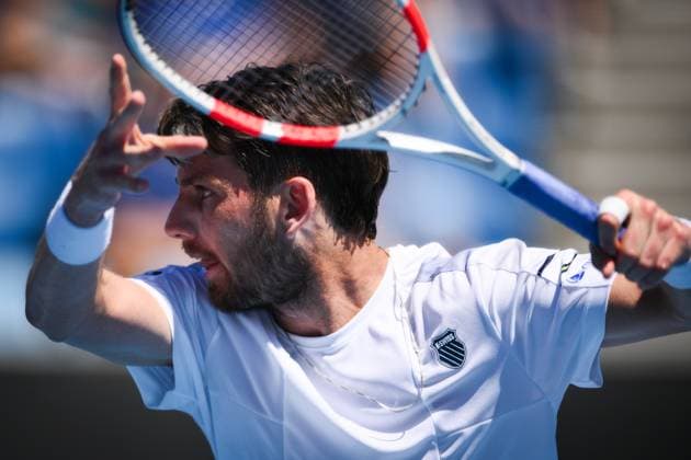 Cameron Norrie (GBR) in action during his first round match Australian Open, Day Two, Tennis, Melbourne Park, Melbourne, Australia - 16 Jan 2024  Copyright: xJamesxGourley Shutterstockx 14302243h