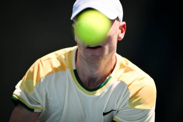 Jack Draper (GBR) during his first round match Australian Open, Day Two, Tennis, Melbourne Park, Melbourne, Australia - 16 Jan 2024  Copyright: xJamesxGourley Shutterstockx 14302243dr