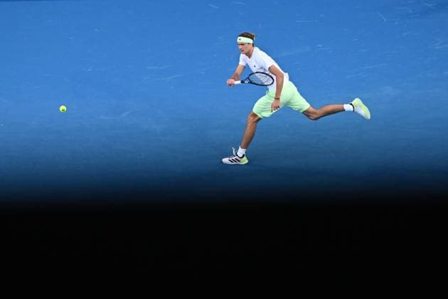 Tennis, Australian Open, Day 3, Alexander Zverev - Dominik Koepfer