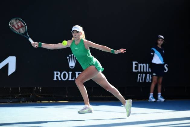 Katie Boulter (GBR) during her first round match Australian Open, Day Three, Tennis, Melbourne Park, Melbourne, Australia - 16 Jan 2024  Copyright: xJamesxGourley Shutterstockx 14297584bf