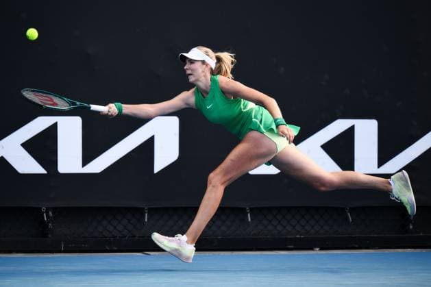Katie Boulter (GBR) during her first round match Australian Open, Day Three, Tennis, Melbourne Park, Melbourne, Australia - 16 Jan 2024  Copyright: xJamesxGourley Shutterstockx 14297584bi