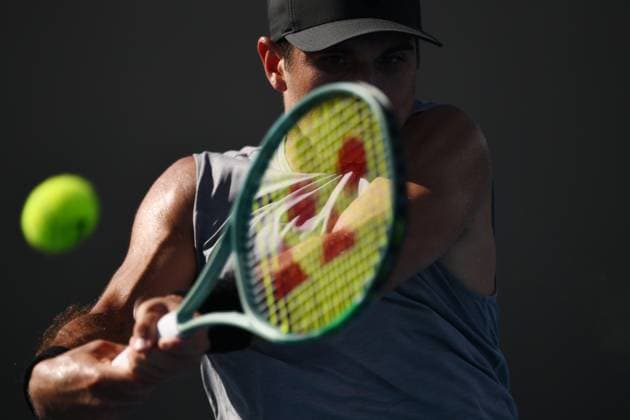 Marcos Giron (USA) Australian Open, Day Three, Tennis, Melbourne Park, Melbourne, Australia - 16 Jan 2024  Copyright: xJamesxGourley Shutterstockx 14297584bh