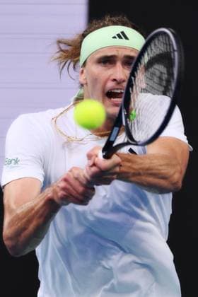 Alexander Zverev (GER) during his first round match Australian Open, Day Three, Tennis, Melbourne Park, Melbourne, Australia - 16 Jan 2024  Copyright: xJamesxGourley Shutterstockx 14297584ce
