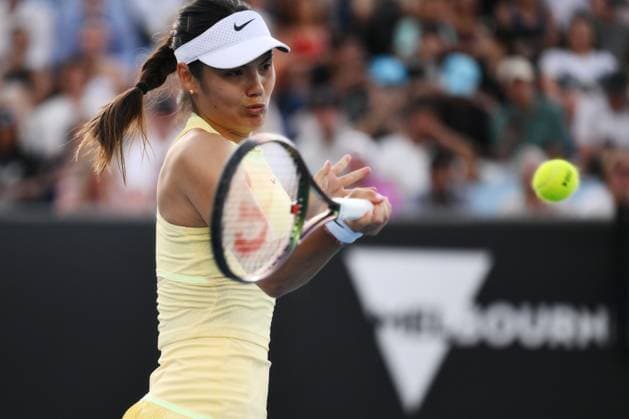 Emma Raducanu (GBR) during her first round match Australian Open, Day Three, Tennis, Melbourne Park, Melbourne, Australia - 16 Jan 2024  Copyright: xJamesxGourley Shutterstockx 14297584cj