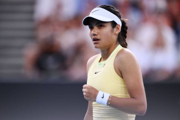 Emma Raducanu (GBR) during her first round match Australian Open, Day Three, Tennis, Melbourne Park, Melbourne, Australia - 16 Jan 2024  Copyright: xJamesxGourley Shutterstockx 14297584cm