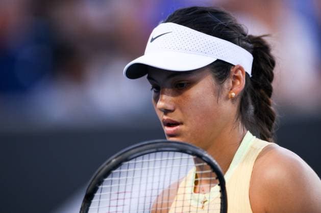 Emma Raducanu (GBR) during her first round match Australian Open, Day Three, Tennis, Melbourne Park, Melbourne, Australia - 16 Jan 2024  Copyright: xJamesxGourley Shutterstockx 14297584dt