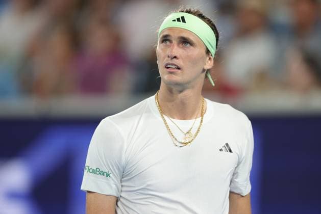 Alexander Zverev, GER, during first round of 2024 Australian Open in Melbourne, 16 01 2023