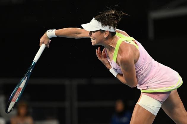 TENNIS AUSTRALIAN OPEN, Ajla Tomljanovic of Australia reacts during her round 1 match against Petra Martic of Croatia on Day 3 of the 2024 Australian Open at Melbourne Park in Melbourne, Tuesday, January 16, 2024. ( NO ARCHIVING, EDITORIAL USE ONLY, NO USE IN BOOKS WITHOUT CONSENT MELBOURNE VICTORIA AUSTRALIA  Copyright: xJAMESxROSSx 20240116001889726206