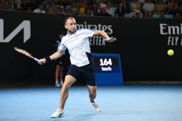Dan Evans (GBR) during his first round match Australian Open, Day Three, Tennis, Melbourne Park, Melbourne, Australia - 16 Jan 2024  Copyright: xJamesxGourley Shutterstockx 14297584gn