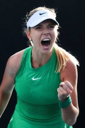 Katie Boulter (GBR) during her first round match Australian Open, Day Three, Tennis, Melbourne Park, Melbourne, Australia - 16 Jan 2024  Copyright: xJamesxGourley Shutterstockx 14297584iu