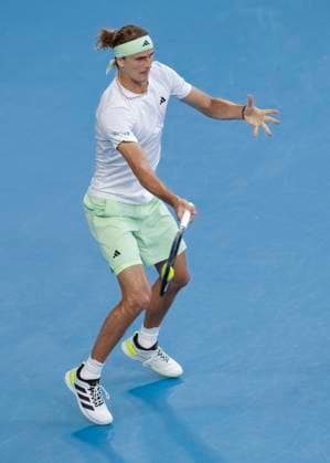 Alexander Zverev GER , Australian Open 2024, Melbourne Park, Melbourne, Victoria, Australia Copyright: xJuergenxHasenkopfx