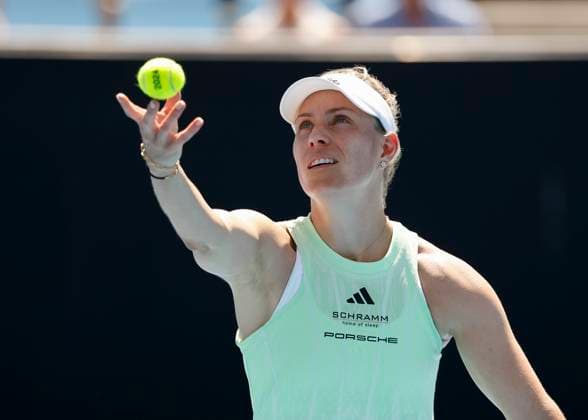 Angelique Kerber GER , Australian Open 2024, Melbourne Park, Melbourne, Victoria, Australia Copyright: xJuergenxHasenkopfx