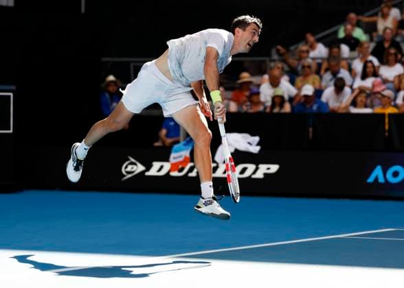Sebastian Ofner AUT , Australian Open 2024, Melbourne Park, Melbourne, Victoria, Australia Copyright: xJuergenxHasenkopfx