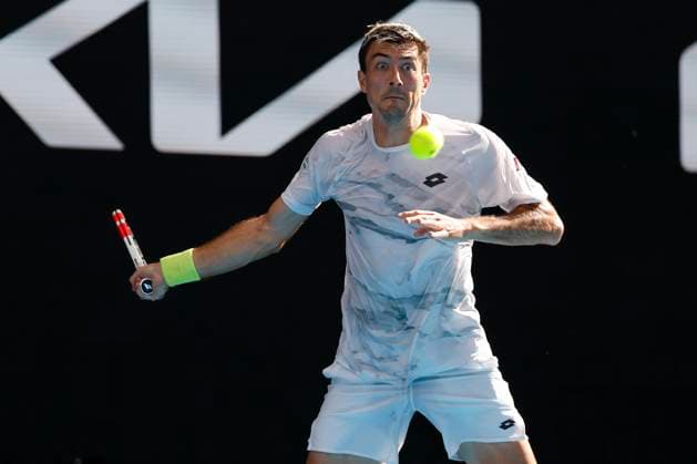 Sebastian Ofner AUT , Australian Open 2024, Melbourne Park, Melbourne, Victoria, Australia Copyright: xJuergenxHasenkopfx