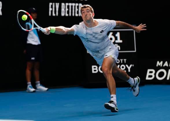 Sebastian Ofner AUT , Australian Open 2024, Melbourne Park, Melbourne, Victoria, Australia Copyright: xJuergenxHasenkopfx