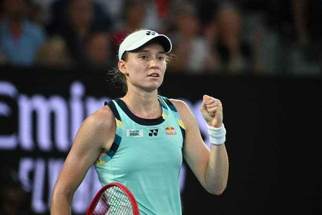 2024 Australian Open - Melbourne Elena Rybakina (KAZ) during her first round match at the 2024 Australian Open at Melbourne Park in Melbourne, AUSTRALIA, on January 16, 2024. Photo by Corinne Dubreuil ABACAPRESS.COM Melbourne Australia  Copyright: xDubreuilxCorinne ABACAx