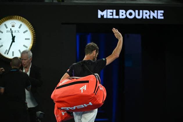 2024 Australian Open - Melbourne Richard Gasquet (FRA) during his first round match at the 2024 Australian Open at Melbourne Park in Melbourne, AUSTRALIA, on January 16, 2024. Photo by Corinne Dubreuil ABACAPRESS.COM Melbourne Australia  Copyright: xDubreuilxCorinne ABACAx