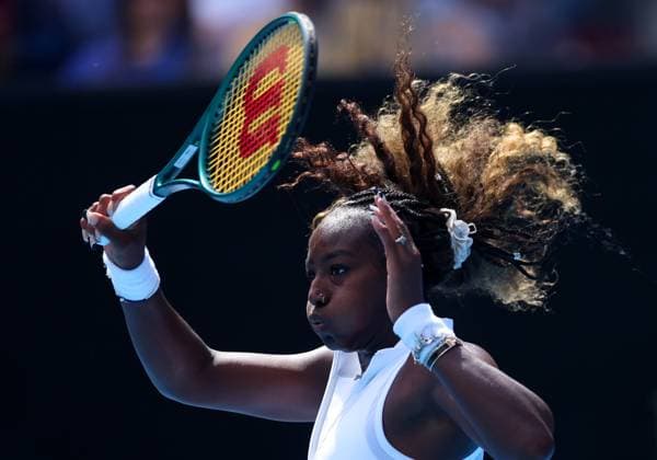 Alycia Parks of USA in action Australian Open, Day Four, Tennis, Melbourne Park, Melbourne, Australia - 17 Jan 2024  Copyright: xEllaxLing Shutterstockx 14297587ag