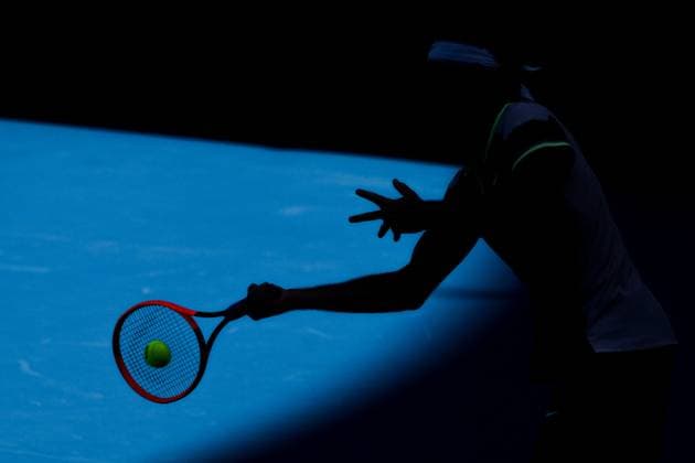 Taylor Fritz (USA) in action during his second round match Australian Open, Day Four, Tennis, Melbourne Park, Melbourne, Australia - 17 Jan 2024  Copyright: xJamesxGourley Shutterstockx 14297589em