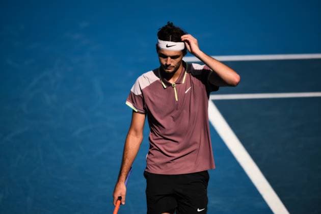 Taylor Fritz (USA) during his second round match Australian Open, Day Four, Tennis, Melbourne Park, Melbourne, Australia - 17 Jan 2024  Copyright: xJamesxGourley Shutterstockx 14297589ef