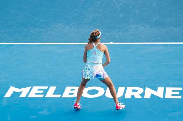 Magdalena Frech, Australian Open 2023, Melbourne Park, Melbourne, Victoria, Australia Copyright: xJuergenxHasenkopfx