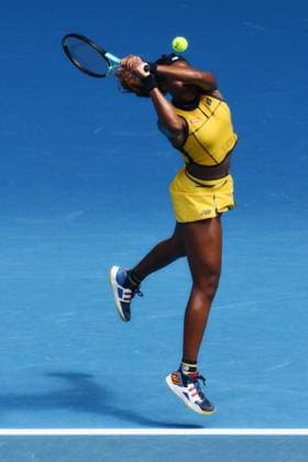 Cori Gauff (USA) in action during her second round match Australian Open, Day Four, Tennis, Melbourne Park, Melbourne, Australia - 17 Jan 2024  Copyright: xJamesxGourley Shutterstockx 14297589fd