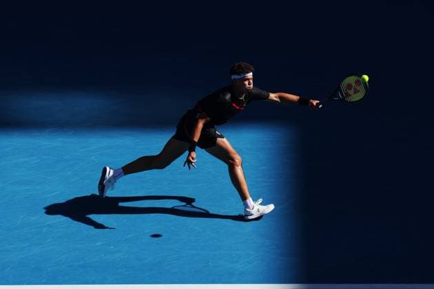 Ben Shelton (USA) during his second round match Australian Open, Day Four, Tennis, Melbourne Park, Melbourne, Australia - 17 Jan 2024  Copyright: xEllaxLing Shutterstockx 14297587cm