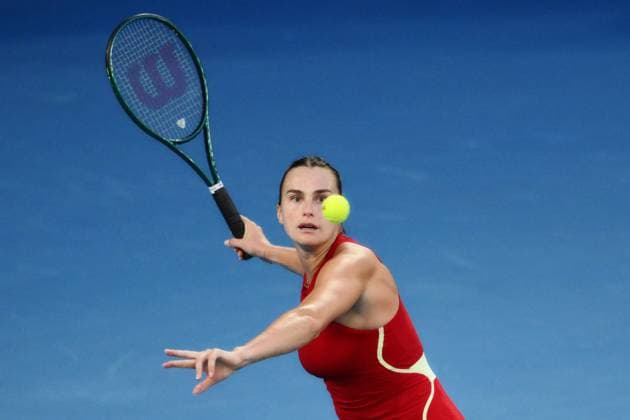 Aryna Sabalenka (BLR) during her second round match Australian Open, Day Four, Tennis, Melbourne Park, Melbourne, Australia - 17 Jan 2024  Copyright: xJamesxGourley Shutterstockx 14297589gy