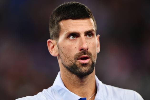 Novak Djokovic (SRB) during his second round match Australian Open, Day Four, Tennis, Melbourne Park, Melbourne, Australia - 17 Jan 2024  Copyright: xJamesxGourley Shutterstockx 14297589ih