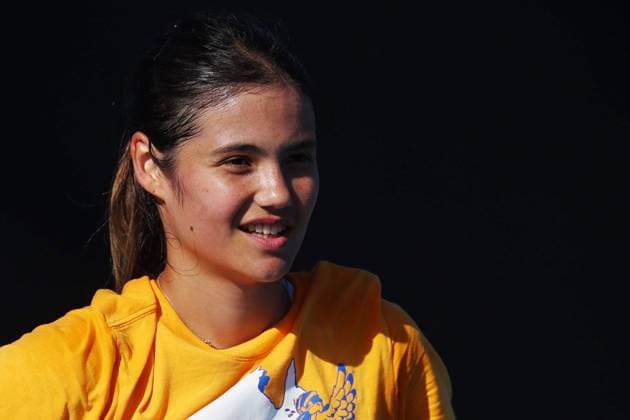 Emma Raducanu (GBR) during practice Australian Open, Day Four, Tennis, Melbourne Park, Melbourne, Australia - 17 Jan 2024  Copyright: xEllaxLing Shutterstockx 14297587fh