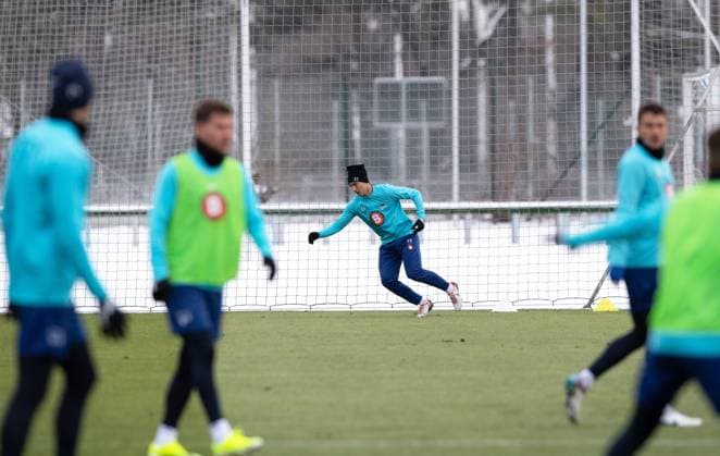 Soccer, Men, Season 2023 24, 2 Bundesliga, Hertha BSC, Training, Ibrahim Maza Hertha BSC , 17 01 2024, Copyright: xSebastianxRäppold MatthiasxKochx