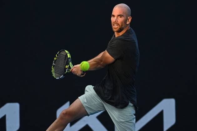 Australian Open - Melbourne Adrian Mannarino (FRA) during his second round match at the 2024 Australian Open at Melbourne Park in Melbourne, AUSTRALIA, on January 17, 2024. Photo by Corinne Dubreuil ABACAPRESS.COM Melbourne Australia  Copyright: xDubreuilxCorinne ABACAx