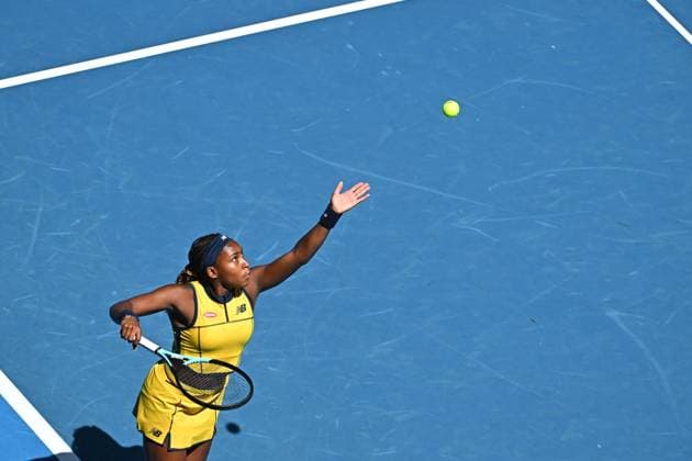 Australian Open - Melbourne Coco Gauff (USA) during her second round match at the 2024 Australian Open at Melbourne Park in Melbourne, AUSTRALIA, on January 17, 2024. Photo by Corinne Dubreuil ABACAPRESS.COM Melbourne Australia  Copyright: xDubreuilxCorinne ABACAx