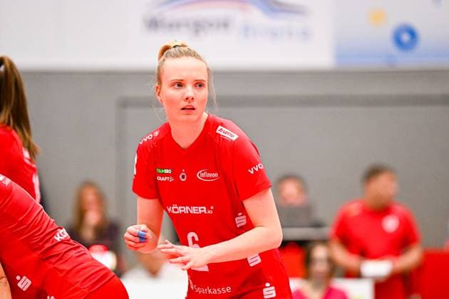 CEV Volleyball Cup 2024, Dresdner SC vs Viteos Neuchatel UC, Dresden, 17 01 2024 Jennifer Janiska Dresdner SC, 6 CEV Volleyball Cup 2024, Dresdner SC vs Viteos Neuchatel UC on 17 01 2024 at the Margon Arena Dresden Copyright: xBEAUTIFULxSPORTS Hoepnerx
