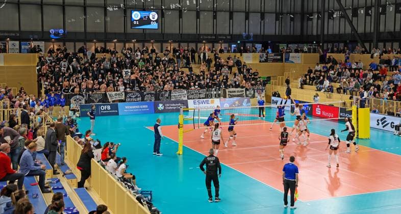 Volleyball CEV Challenge Cup VC Wiesbaden AC PAOK Thessaloniki 17 01 24,