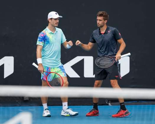 Wesley Koolhof Nikola Mektic, Mens Doubles, Australian Open 2024, Melbourne Park, Melbourne, Victoria, Australia Copyright: xJuergenxHasenkopfx